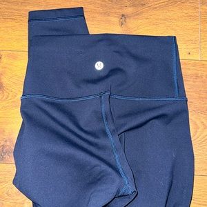 Lululemon wunder train leggings navy